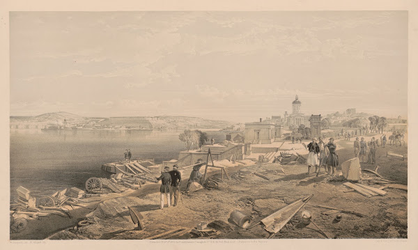 Sebastopol from the rear of Fort Nicholas looking south 1855
