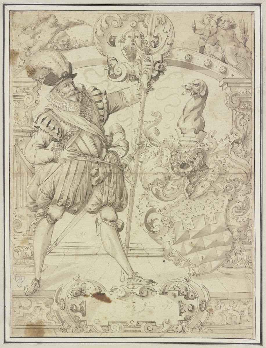 Wappenscheibe der Familie Murer 1599
