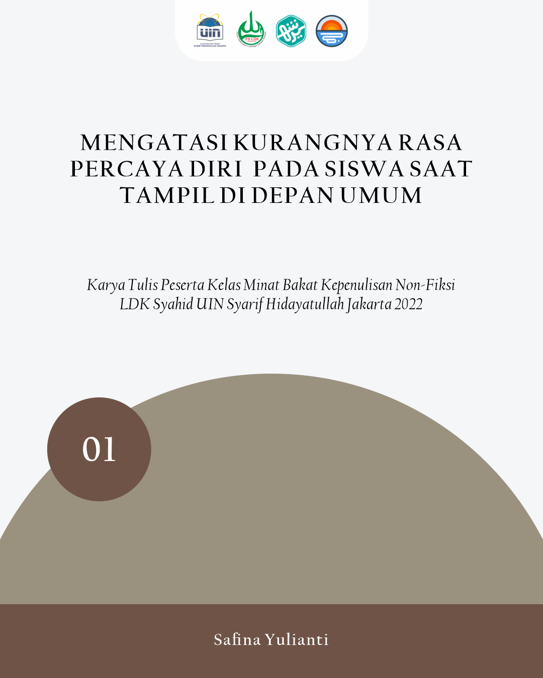 [KMB Non-Fiksi No. 01] Mengatasi Kurangnya Rasa Percaya Diri Pada Siswa Saat Tampil di Depan Umum