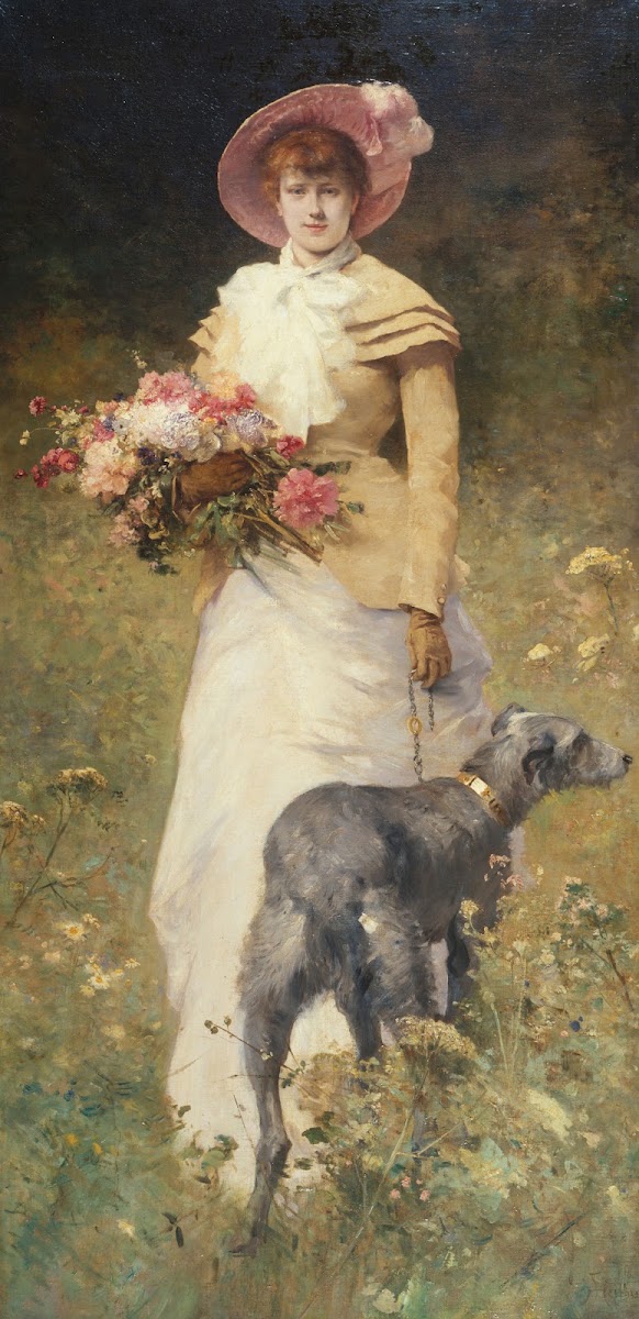 Le Matin dit aussi Femme au chien 1880