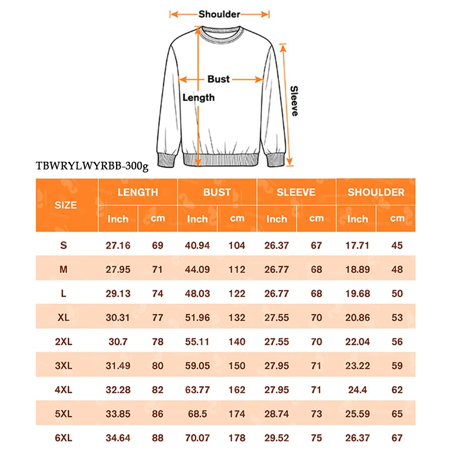 Allover Print Fleece Lined Crew Neck Sweatshirt Japanese Fabric - 300g