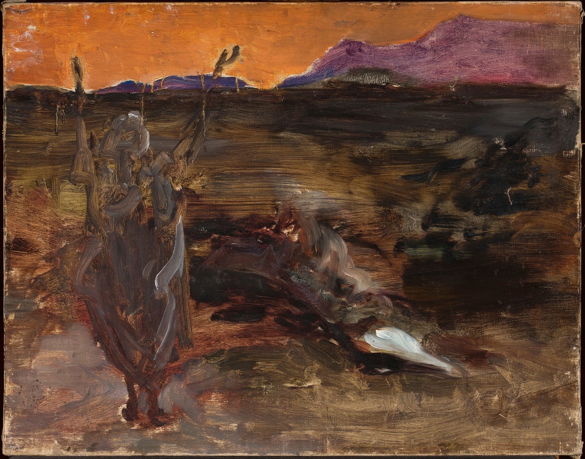 Ganges after sunset From the journey to India 1907