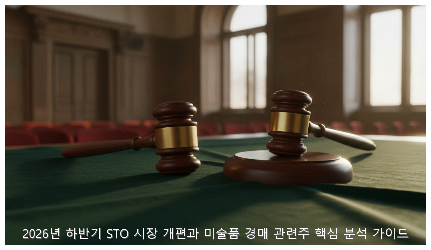2026년 하반기 STO 시장 개편과 미술품 경매 관련주 핵심 분석 가이드 핵심 안내 및 분석 인포그래픽 (4)