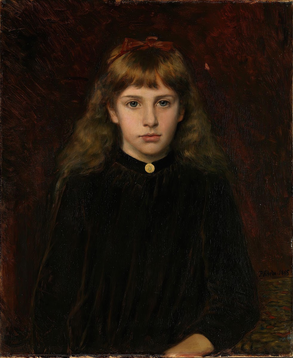 Portrait of Dagny Kiær 1885