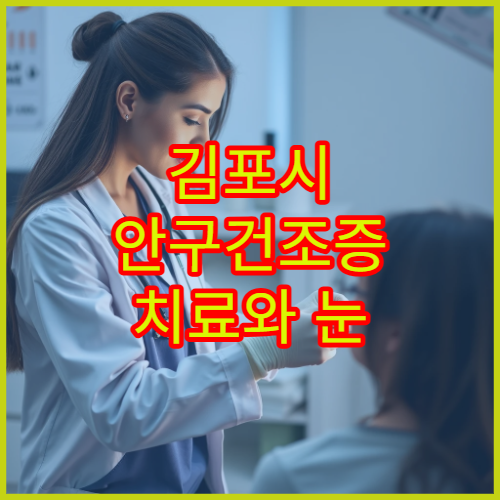 김포시 안구건조증 치료와 눈 건강 종합검진 가능한 안과 병원