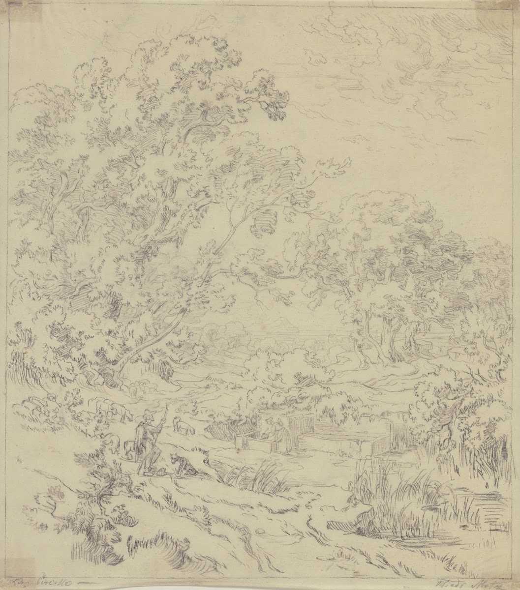 Heroische Landschaft mit Hirten