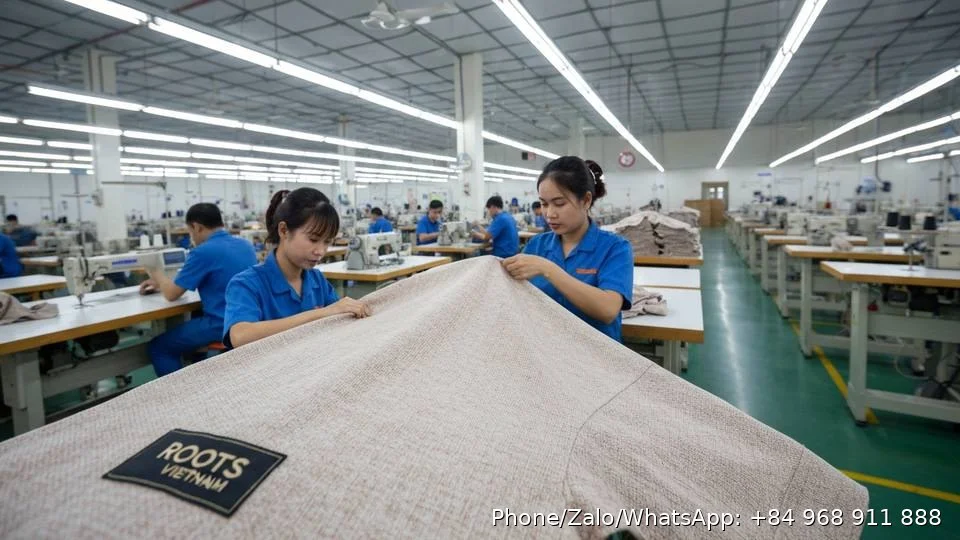 Roots Clothing - Gold Garment Vietnam