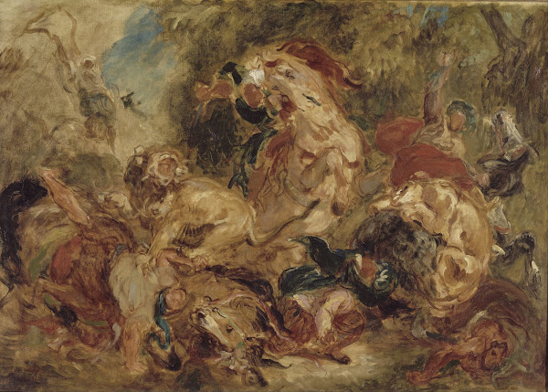The Lion Hunt circa 1854