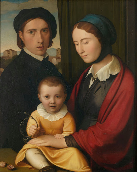 Self portrait with family 1830