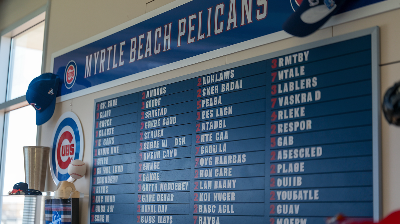 Myrtle Beach Pelicans Players Who Joined the Chicago Cubs