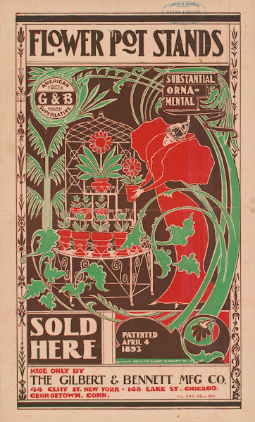 Flower pot stands sold here 1895