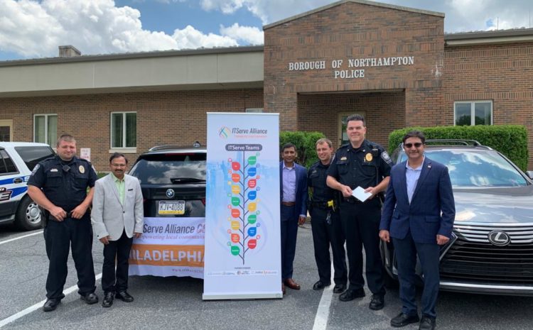 ITServe Alliance Philadelphia Chapter Contributed $1,000 to support the Northampton Borough Police Department