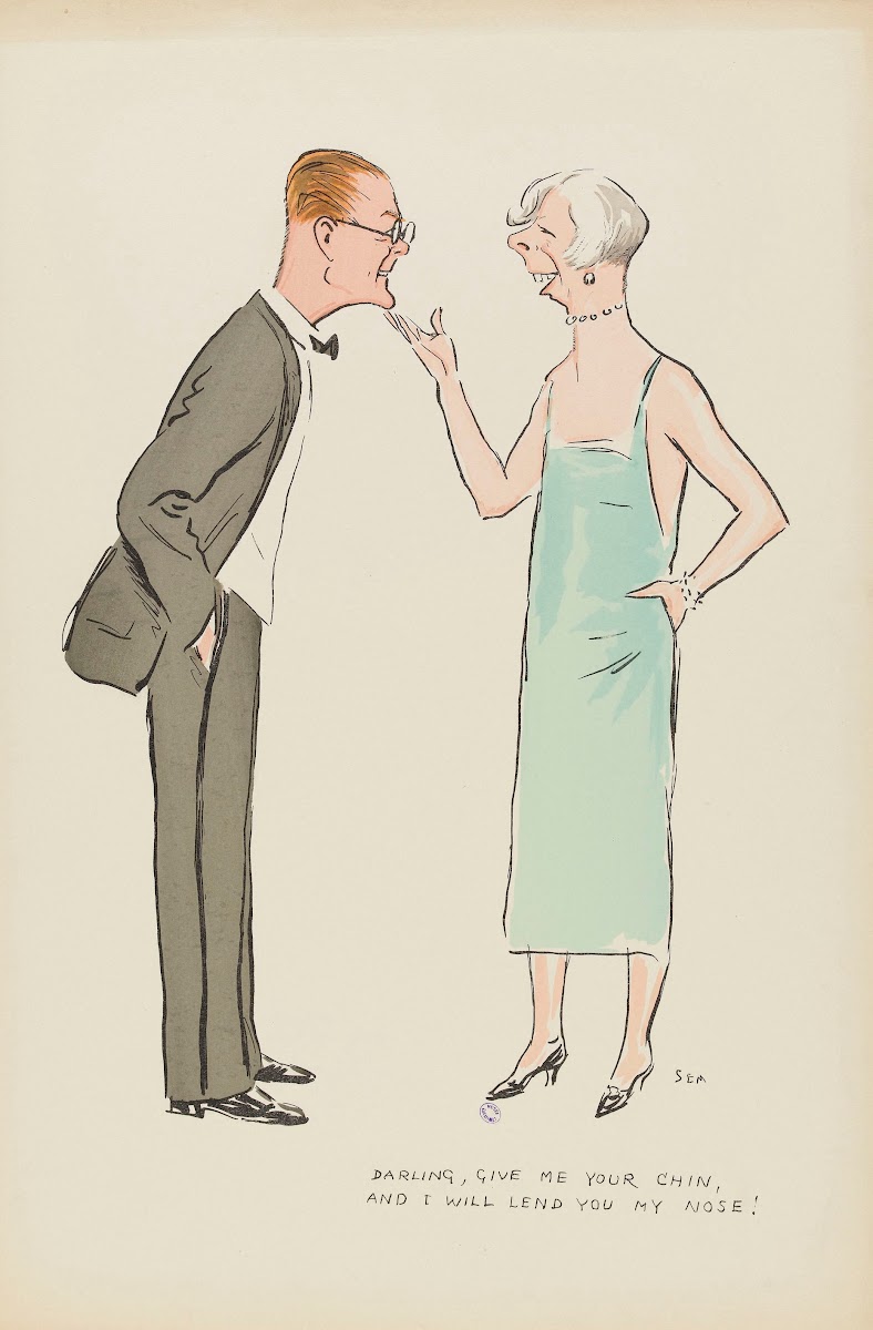 Darling give me your chin and I will lend you my nose  1900 1934