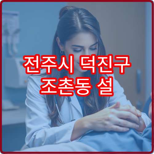 전주시 덕진구 조촌동 설 연휴 안과 병원 위치 안내