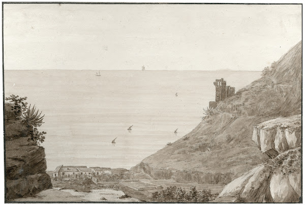 Gezicht op Barcelona vanuit de bergen