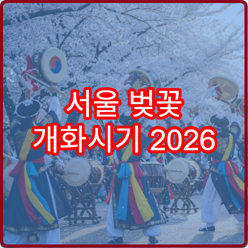 서울 벚꽃 개화시기 2026 올해 벚꽃 언제 필까 여의도 벚꽃 예상