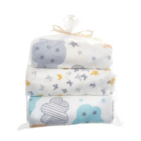 Diaper Twins flannel 110x80 new print 3 pcs multicolor
