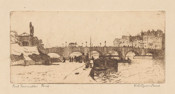 Pont de la Tournelle in Parijs 1888 1934