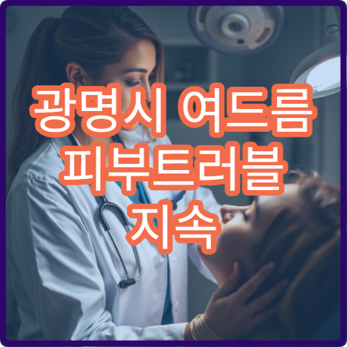 광명시 여드름 피부트러블 지속 피부과 이소트레티노인 레이저 치료