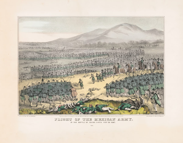 Flight of the Mexican Army at the Battle of Buena Vista Feb 23 1847 1847