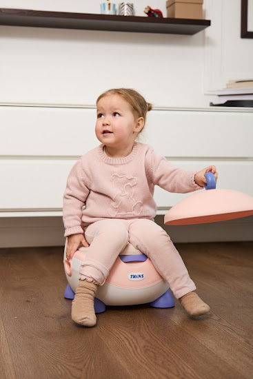 Children's potty Twins Penguin pink