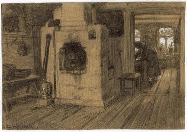 In a Hut on the Outskirts of Irkutsk 1904