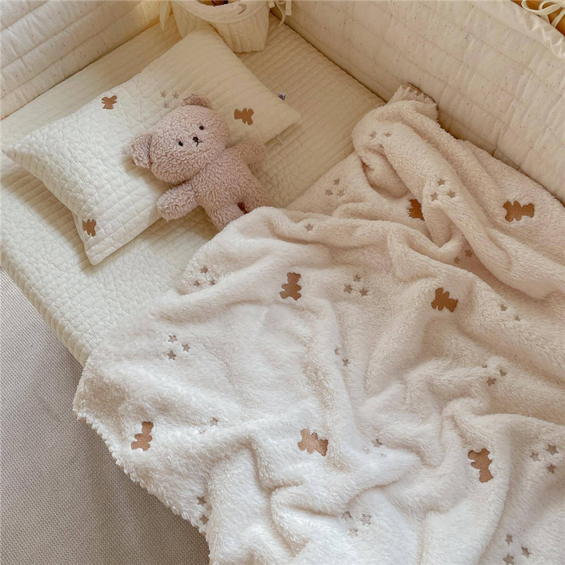 Cotton blanket for babies, 95x95 cm, cotton