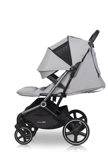 Stroller for twins Easy-Go Echo 2024 gray