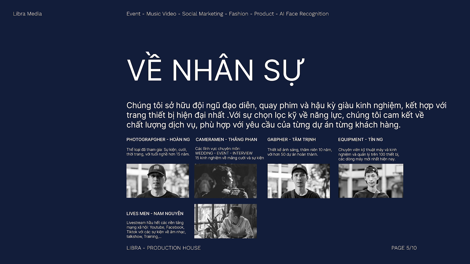Đội ngũ Libra