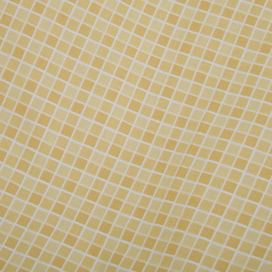 Children's replacement bedding set 3 el Twins Auro Print (calico) fitted sheet yellow