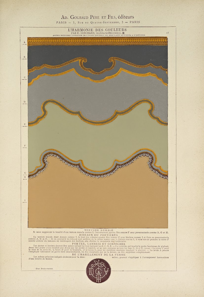 Lharmonie des couleurs  Pl023 1880