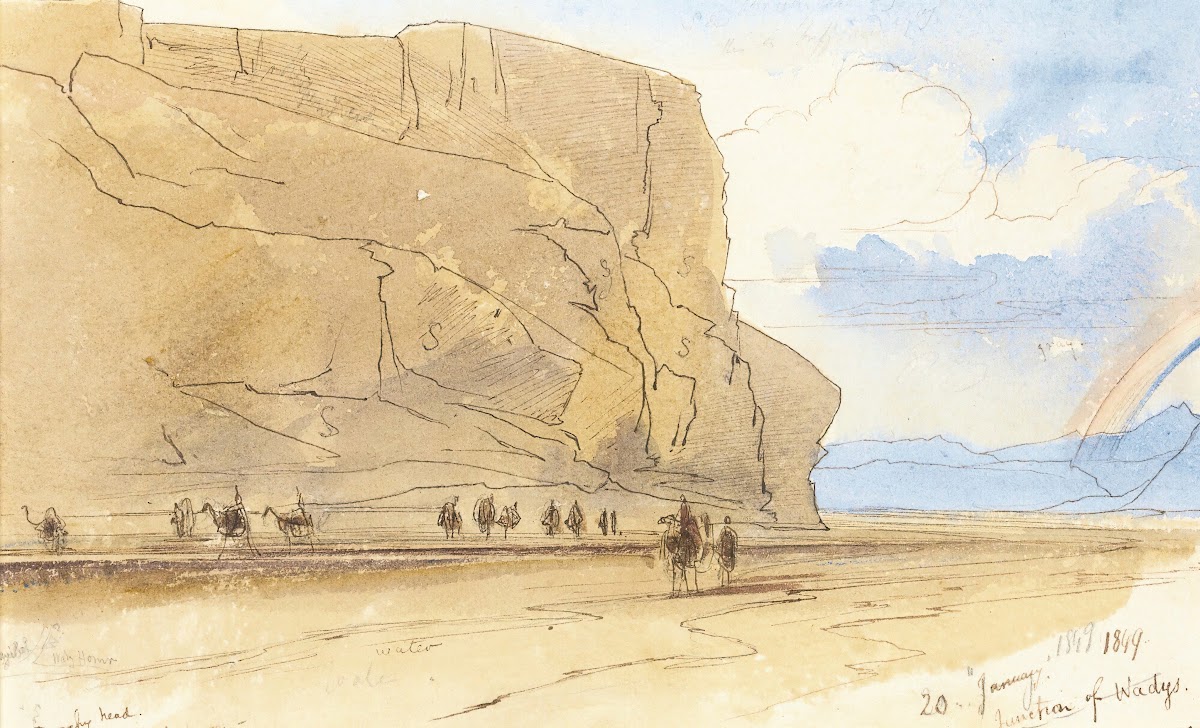 Junction Of Wadis Eygpt 1849