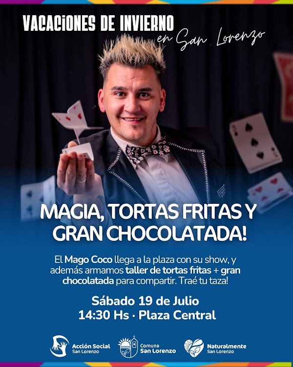 Magia, tortas fritas y chocolatada! 🎩✨