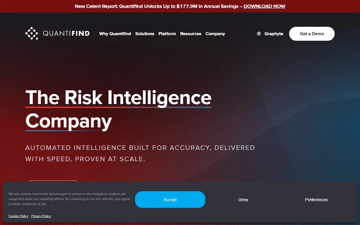Captura de quantifind.com