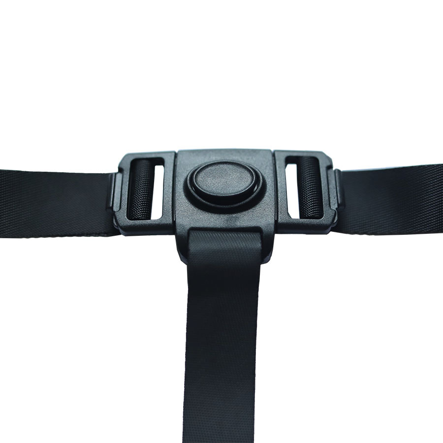 Safety harness for high chair, three-part, made of nylon
