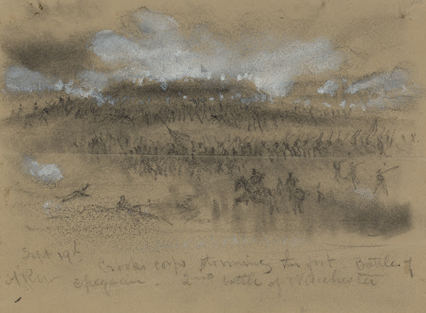 Sept 19th Crooks Corps storming to the fort Battle of Opequon  2nd battle of Win