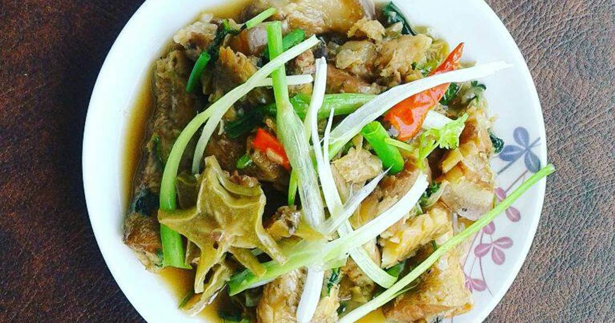 Cá bống đục kho riềng