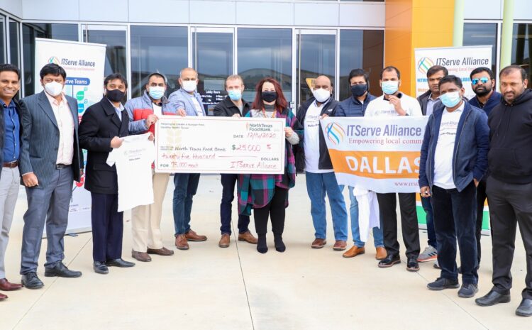 ITServe Alliance Dallas Chapter Donated $45,708 to the North Texas Food Bank in the pandemic year of 2020