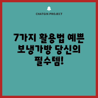 예쁜보냉가방 활용법, 보냉가방 사용법, 여행 필수 아이템, 실용적인 보냉가방, 예쁜 보냉가방 추천