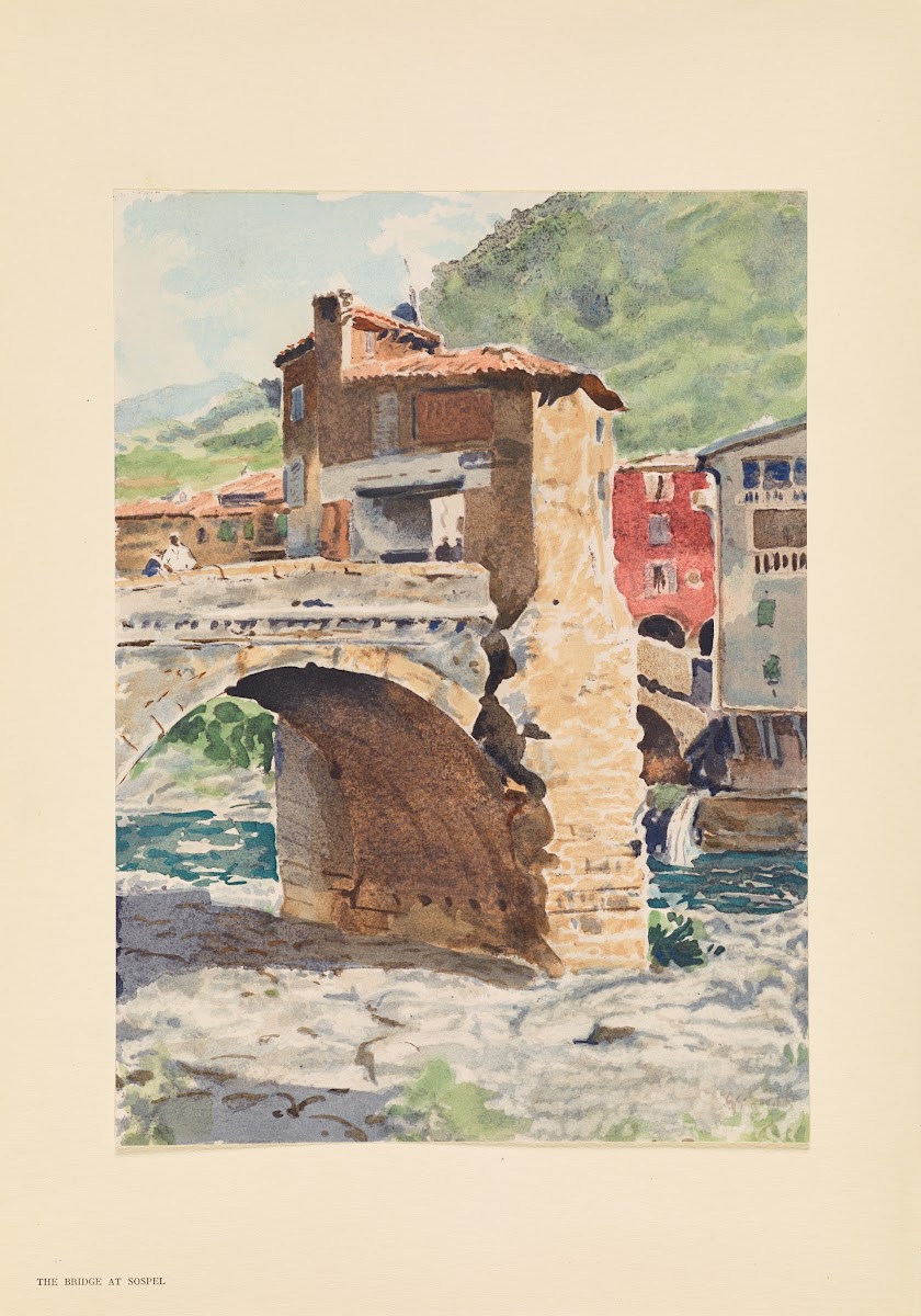The bridge at Sospel 1925
