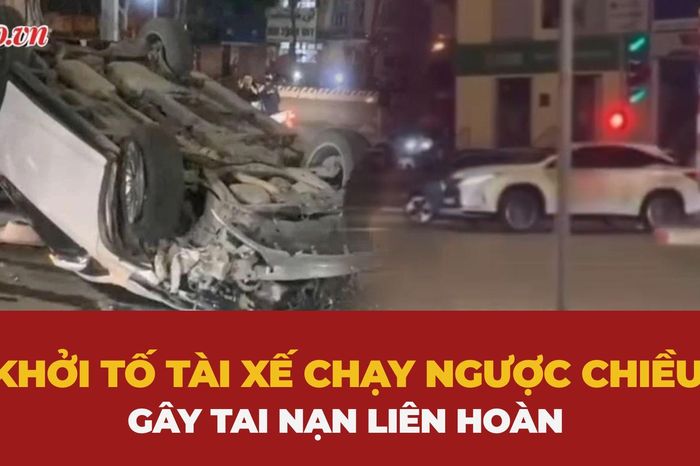 Tài xế xe Lexus chạy làn ngược chiều gây tai nạn liên hoàn bị khởi tố - Báo Pháp Luật TP.HCM