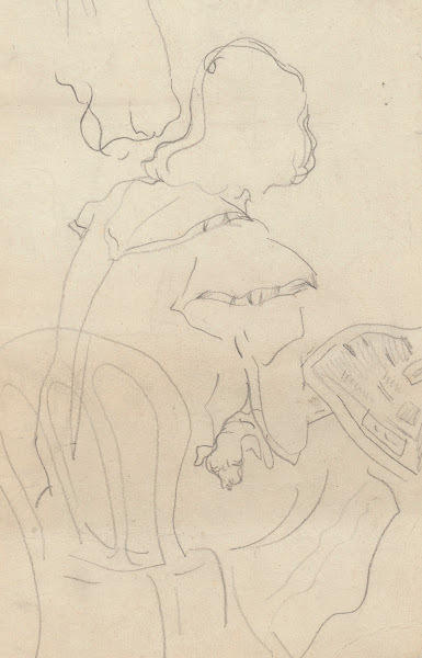 Sister Waleria with a dog 1914