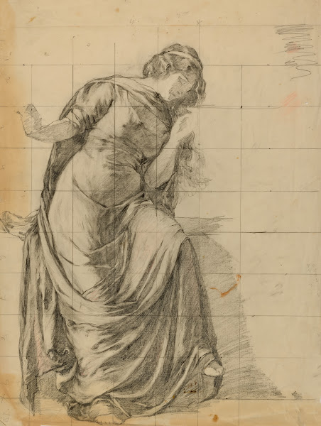 Draped Female Figure ca 1903