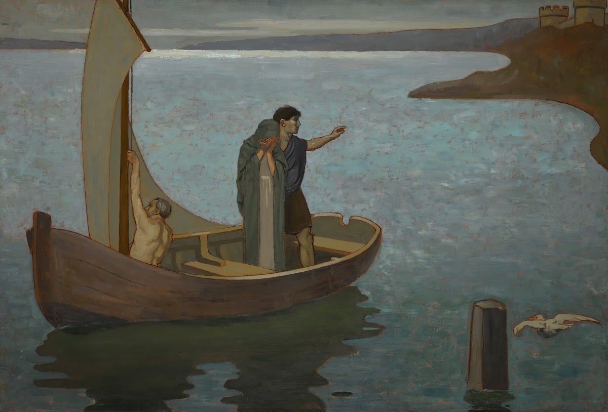 The departure
