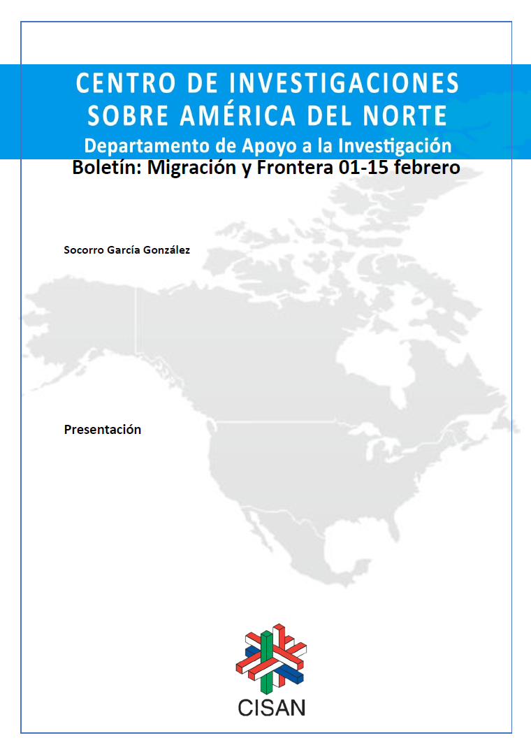 Portada del boletín