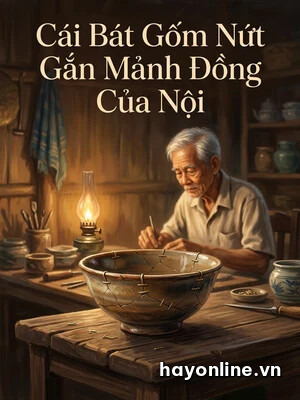 Bìa truyện Cái Bát Gốm Nứt Gắn Mảnh Đồng Của Nội