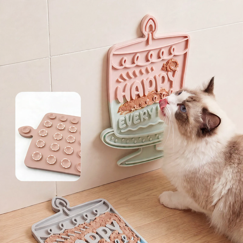 Silicone Lick and Feed Mat for Cats and Dogs