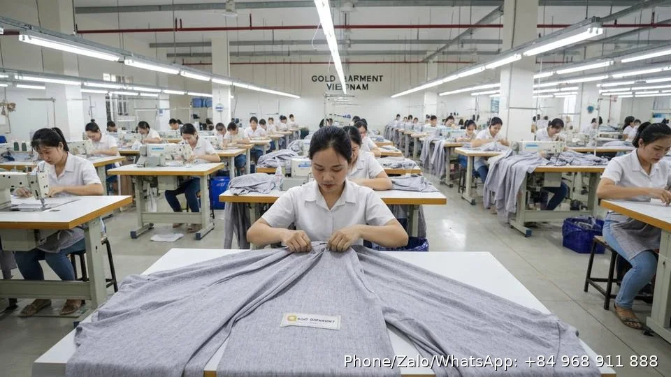 Custom Garment Manufacturing - Gold Garment Vietnam