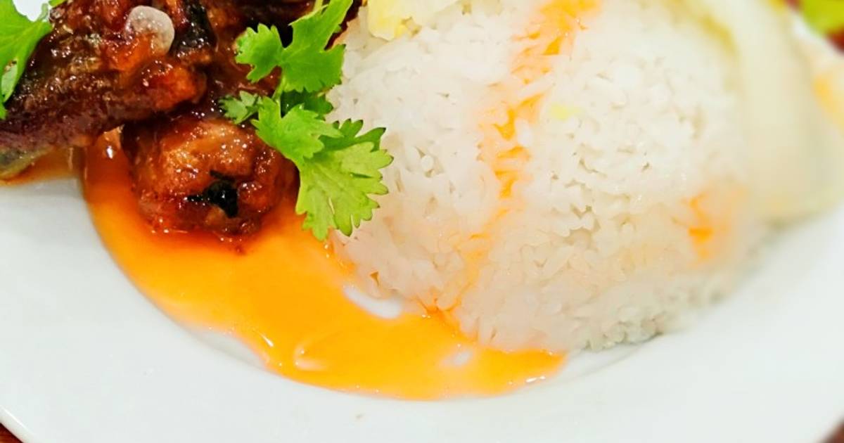 Sườn sốt cam