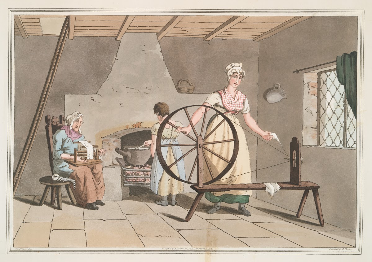Woman spinning Plate 29 1814
